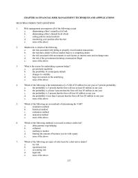 Chapter 14 Which The Following Approximately The Value Risk
