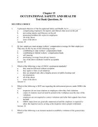 Chapter 15 Human Resources Department Construction firm You Are Aware