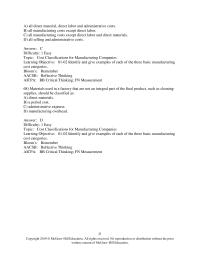 Accounting Chapter 1 The salary paid to the president of a company would be classified