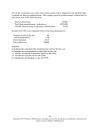 Accounting Chapter 2 Job A950 The Following Data Were recorded For