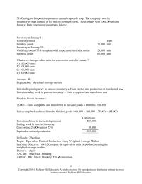 Accounting Chapter 4 The fitting Department The Second Department Its Production