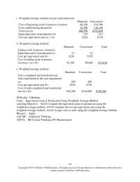 Accounting Chapter 4 June answer cost Beginning Work Process Inventory Costs Added