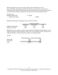 Accounting Chapter 7 Direct Cost Data sales Total direct Materials Total direct Labor
