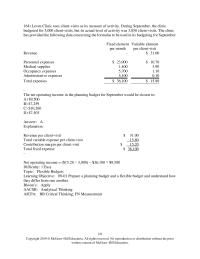 Accounting Chapter 9 April The Company Planned For Activity Boats
