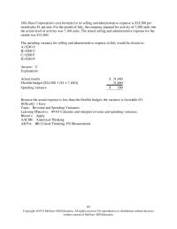 Accounting Chapter 9 Corporation is a service company that measures its output