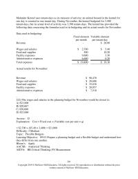 Accounting Chapter 9 The Kennel Has Provided The Following Data concerning