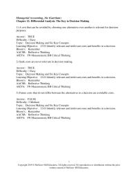 Accounting Chapter 12 True difficulty Easy topic Joint Product Costs And Sell