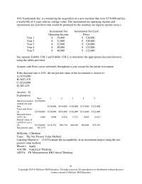 Accounting Chapter 13 Compute The Simple Rate Return For Investment blooms