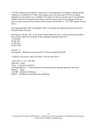Accounting Chapter 13 The machine Would Have Salvage Value Ignore Income
