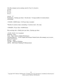Accounting Chapter 15 Show Your Work answer Current Ratio Current Assets