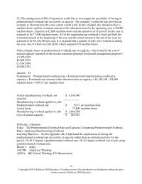 Accounting Appendix N The management of Michaeli Corporation would like to investigate
