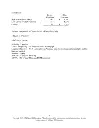 Accounting Appendix N Selling Price Per Unit Variable Cost