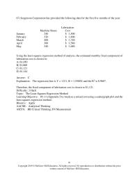 Accounting Appendix N Jorgenson Corporation has provided the following data for