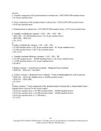 Accounting Chapter 10a Wangerin Corporation applies overhead to products based