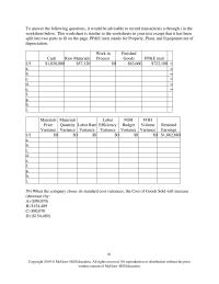 Accounting Chapter 10b it would be advisable to record transactions a through