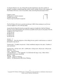 Accounting Chapter 11a Motor Division a 65 Per Unit b 88 Per
