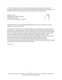 Accounting Chapter 11a Pool Products Division Currently Purchasing 4000 These