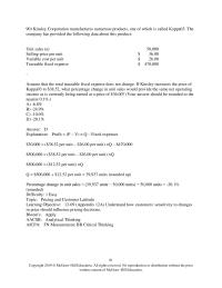 Accounting Chapter 12a Kinsley Corporation manufactures numerous products