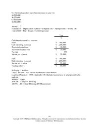 Accounting Chapter 13c C explanation Depreciation Expense Original Cost Salvage