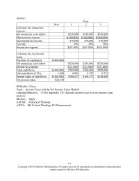Accounting Chapter 13c The Working Capital Would Required Immediately And