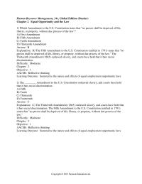 Chapter 2 Title VII of the 1964 Civil Rights Act explicitly prohibits employers