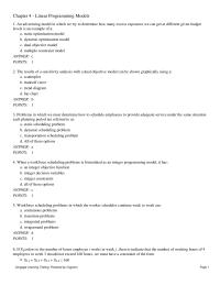Chapter 4 Refer Exhibit 41 Suppose The Hospital Has