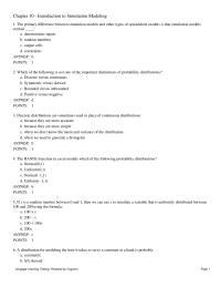 Chapter 10 This Suggests Triangular Distribution With Min 5m