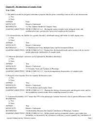 Chapter 5 Multifactorial Traits Multiple Genes And Environmental