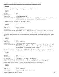 Chapter 8 The process of transferring genetic information between