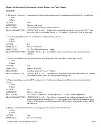 Chapter 16 In a woman’s monthly cycle, the hormone