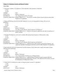 Chapter 19 Diversity Human Populations learning Objectives&nbsp;