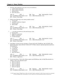 Chapter 6 A firm plans to issue 30-day commercial paper for $9,900,000