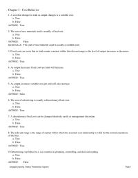 Chapter 3 The Cost Formula For Monthly Depreciation Cost