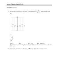 Chapter 3 Locate the absolute extrema of the function