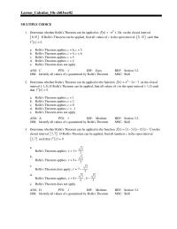 Chapter 3 By the Mean Value Theorem, there is a time when&nbsp;