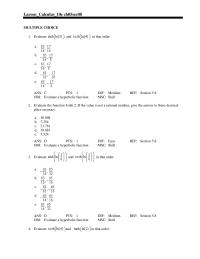 Chapter 5 Find an equation of the tangent line to the graph
