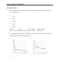 Chapter 9 Create a first-degree Taylor polynomial for a function