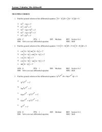 Chapter 16 Find the general solution of the differential equation