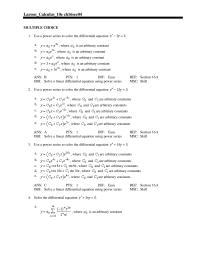 Chapter 16 Use Taylor’s Theorem to find the first five terms of