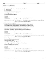 Chapter 11 One The Important Differences Between Public Bureaucracies