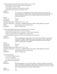 Communications Chapter 12 Which These The Most Accurate Description