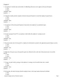 Accounting Chapter 6 The FICA taxes on the employer represent both business