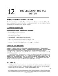 Economics Chapter 12 Homework They Are Considering Four Alternative Taxes Finance