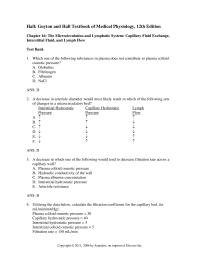 Chapter 16 Is less than interstitial colloid osmotic pressure