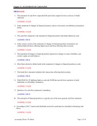 Accounting Chapter 13 Use of the direct method on the cash flow statement