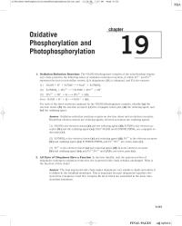 Biology & Life Sciences Chapter 19 Homework The long isoprenoid side chain makes ubiquinone very soluble