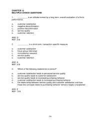 Chapter 12 According to the text, when competing firms begin to overpromise