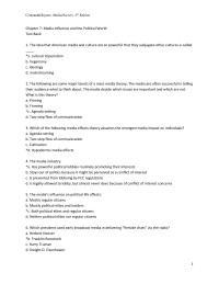Business Communication Chapter 07 The Idea That American Media And Culture