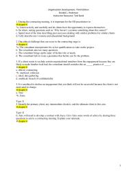 Chapter 06 During The Contracting Meeting Important For The