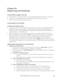Speech Chapter 14 Homework Lass Discussion Questions What Organizational Patterns Could